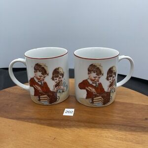 2 Retro 1980's Hersey Foods Coffee‎ Cups
